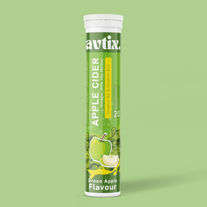 Avtix Apple Cider Vinegar (ACV) Green Apple Flavour Effervescent Tablet Avtix Apple Cider Vinegar (ACV) Green Apple Flavour Effervescent Tablet