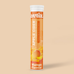 Avtix Apple Cider Vinegar (ACV) Mango Flavour Effervescent Tablet Avtix Apple Cider Vinegar (ACV) Mango Flavour Effervescent Tablet