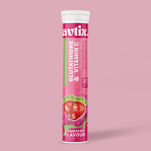 Avtix Glutathione and Vitamin C Strawberry Flavour Effervescent Tablet Avtix Glutathione and Vitamin C Strawberry Flavour Effervescent Tablet