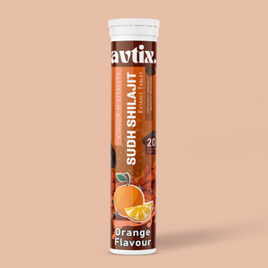 Avtix Sudh Shilajit Orange flavour Effervescent Tablet Avtix Sudh Shilajit Orange flavour Effervescent Tablet